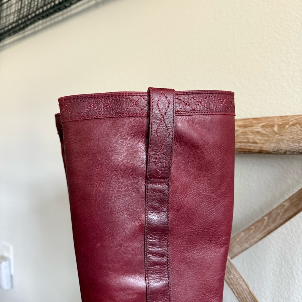 Frye Kate Pull-On Boots Merlot - Picture 5 of 9